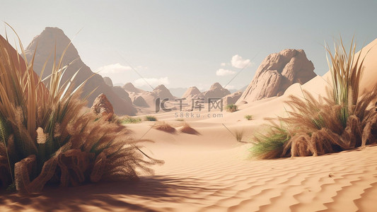 热带沙漠沙尘植物