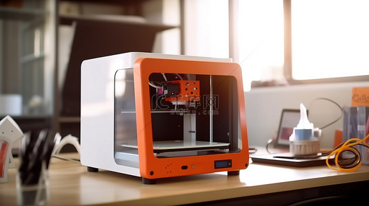 打印室背景图片_学校实验室的 3D 打印见证电子三维塑料打印机的实际应用