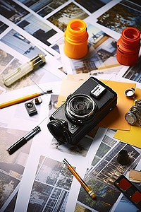 摄影师背景图片_摄影师为数码相机提供摄影胶片