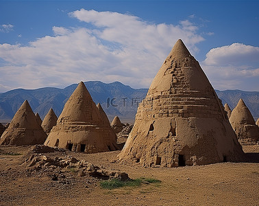 这些石头建筑可以在阿格扎德地区找到