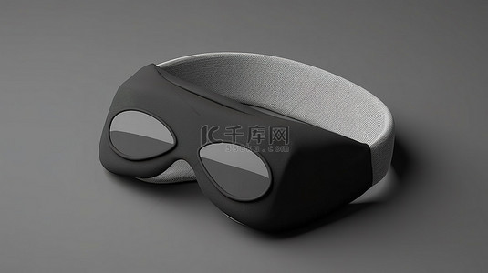 3D 渲染眼罩产品隔离用于样机