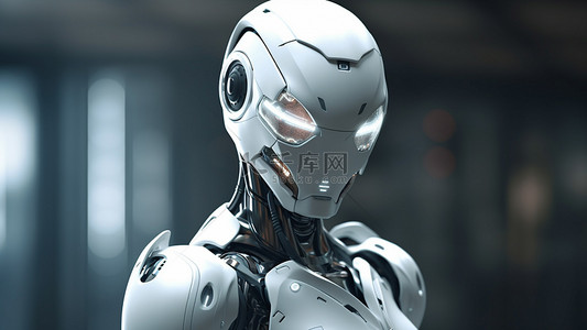 机器人高科技人工智能背景