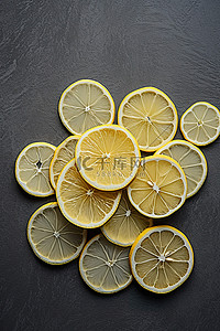 一堆檸檬片