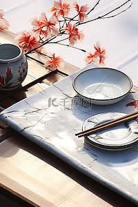 日式餐具 餐盘 10 英寸 x 10 外 棕色