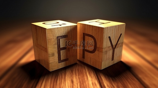 爱情两个人背景图片_他和她的木立方体交替翻转 3D 渲染图像