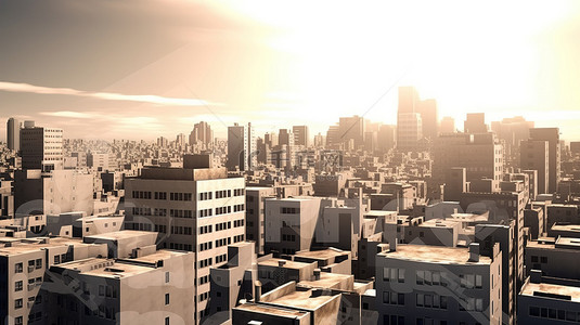 身临其境的 3D 城市景观与令人惊叹的阳光阴影