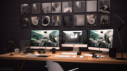 在工作区的 3D 设备集合中，尖端网站在屏幕上展示