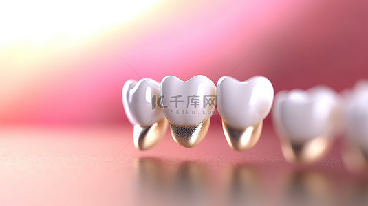 令人惊叹的牙齿健康选择性关注美丽的牙齿