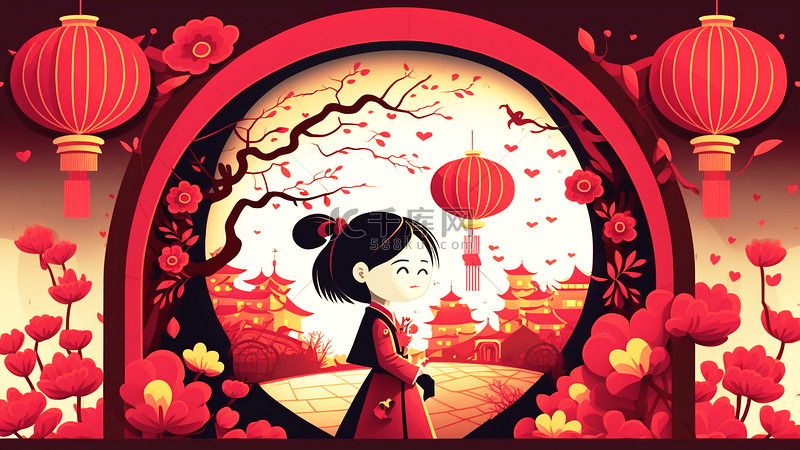 七夕渣男发毒誓背景图片七夕拜七姐祈福许愿乞求巧艺