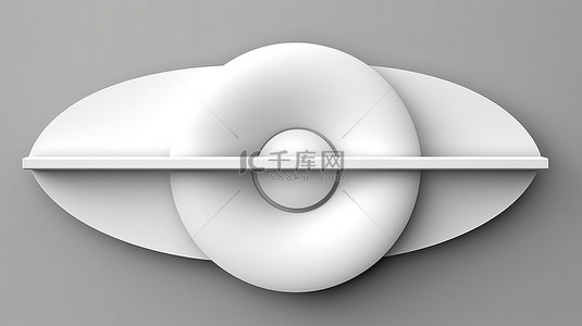 双色圆圈背景图片_3d 渲染中的双单色抽象圆圈