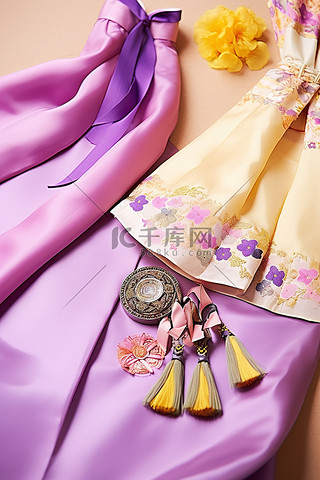 韩国传统韩服婚纱