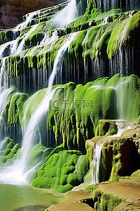 布塔萨希卜沙漠的瀑布是另一个令人惊叹的瀑布
