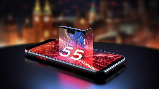 拥抱科技背景图片_拥抱 5G 英格兰准备技术进步 3D 渲染智能手机背景