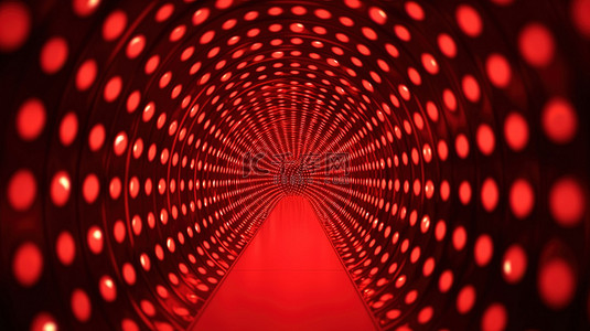 虚线背景图片_红色背景隧道，带有虚线入口，以纪念情人节 3D 渲染