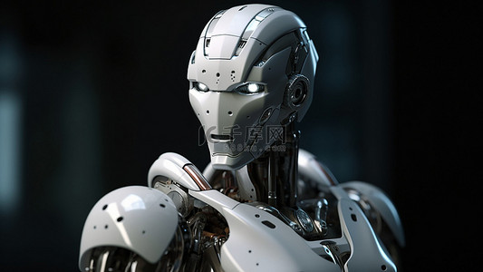 机械科幻背景图片_机器人未来科技