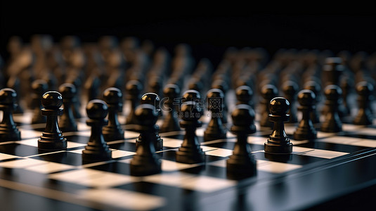 领袖背景图片_有抱负的商业领袖的未来国际象棋
