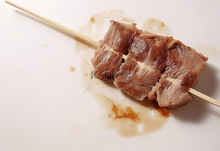 筷子背景图片_用筷子的脂肪亚洲肉