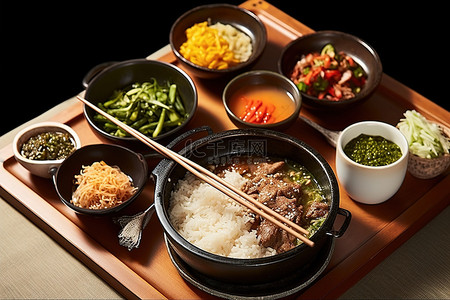 火锅火锅背景图片_超过 6 种亚洲美食菜单 菜肴列表
