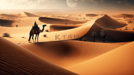 撒哈拉沙漠背景