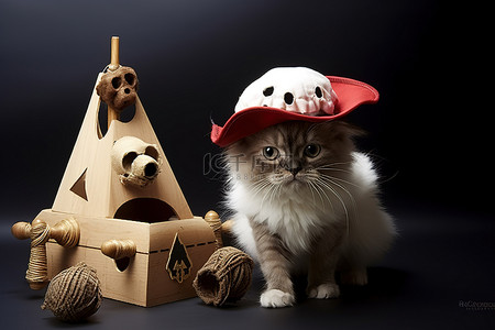爱德华二世海盗猫玩具套装