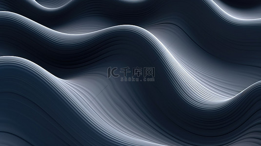 白色简约框背景图片_光滑的网状背景与波浪简约设计