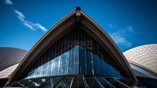歌剧院建筑背景图片_悉尼歌剧院建筑地标度假背景