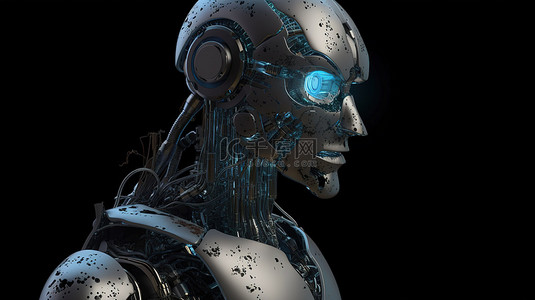 工业网络中的 android 机器人 3d 渲染