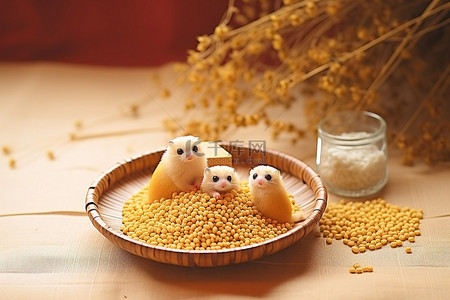 小豆子背景图片_小米粉如何喂养豚鼠