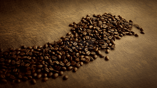 咖啡原料背景图片_咖啡豆咖啡商业背景