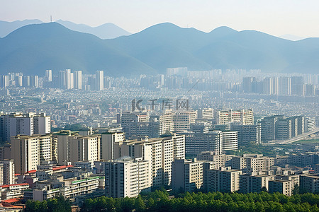城市化背景图片_韩国的城市化