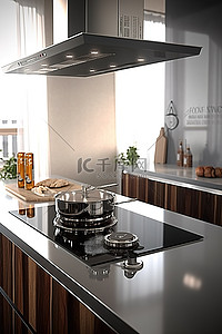 厨房用具不锈钢背景图片_厨房里的不锈钢炉灶