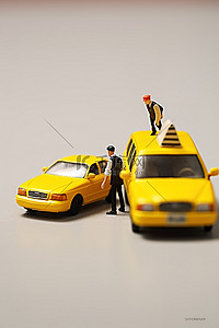 迷你出租车 出租车 微型出租车司机和乘客
