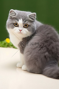 眼睛背景图片_一只眼睛向下看的灰色猫