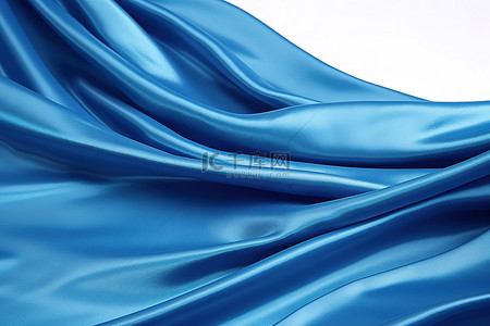 蓝色缎纱丽 170cm 宽 12m