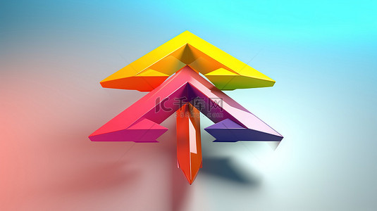 trishapes 指向三个方向 3d 可视化