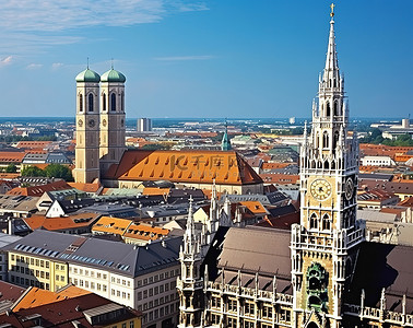 慕尼黑市中心大教堂