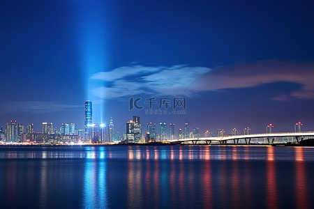 63大厦背景图片_香港独立以来最盛大的灯光秀