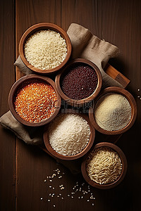 小米大米背景图片_大米和其他餐饮食品 农艺师