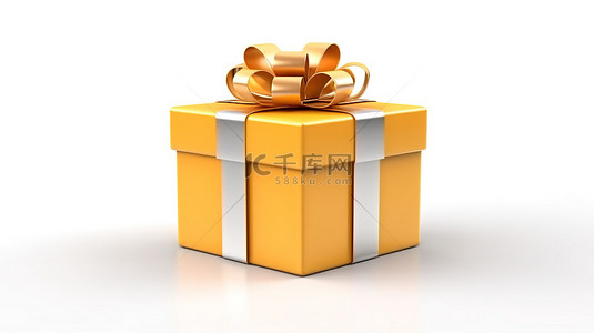 老人生日庆典图片背景图片_在白色背景上隔离的节日礼品盒插图的逼真 3D 图标