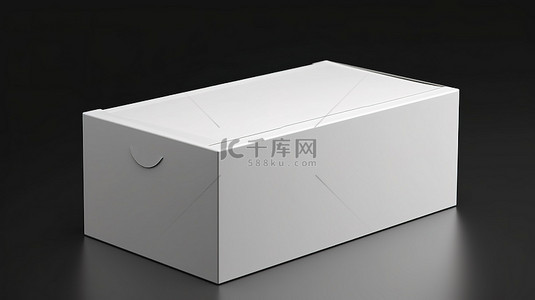 包装盒模板背景图片_在 3D 渲染中展示的空白盒包装