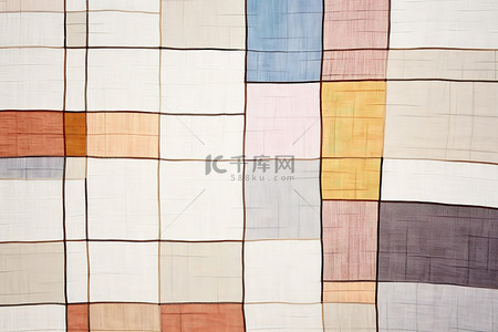 韩国传统图案背景图片_用蜡笔画出一个正方形图案