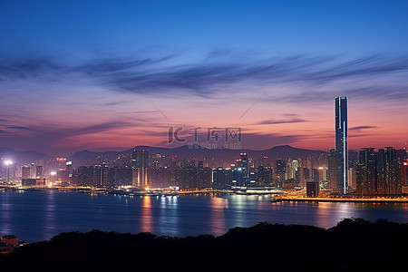 黄昏的香港