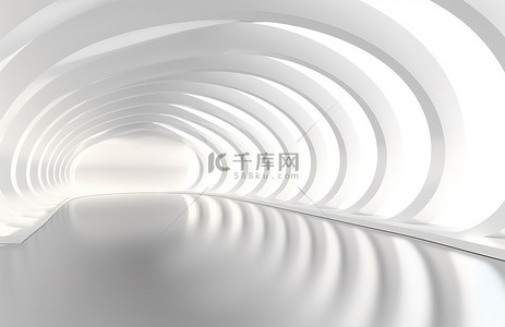 透明png背景背景图片_无缝白色 ia 曲线和隧道透明 3d