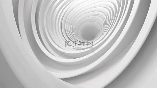波图背景图片_白色圆波的动态运动令人着迷的抽象背景