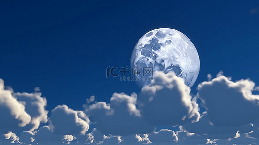 月牙背景图片_月亮天空星系