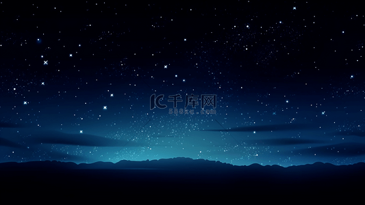 天空夜晚背景背景图片_夜晚繁星天空自然风景广告背景