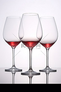 3 个玻璃杯套装，每件含红酒 8 盎司 10 件套