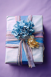 礼物新年背景图片_一块用来赠送礼物的布