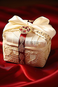 礼品篮中国丝绸水钻 6 x 9