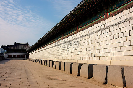 墙壁栅栏背景图片_朝鲜墙的墙壁